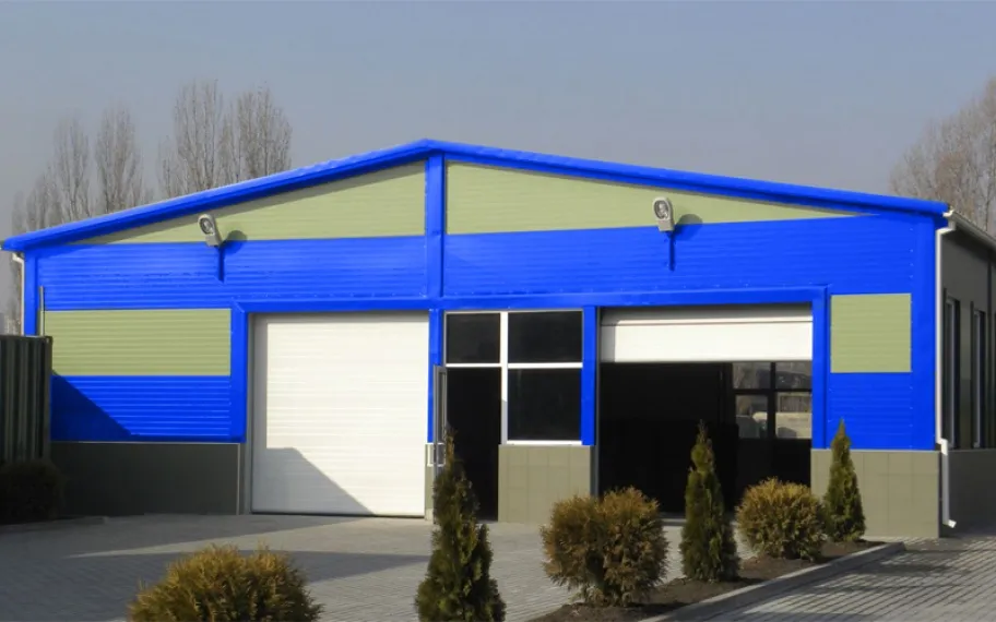 СТО 4 поста. Монтаж здания на заказ