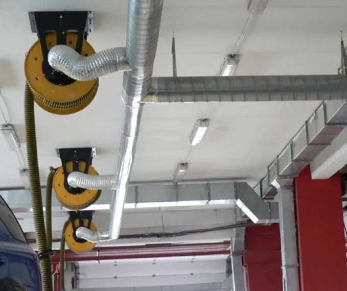 Монтаж здания и вентиляции